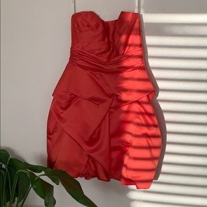Coral formal dress